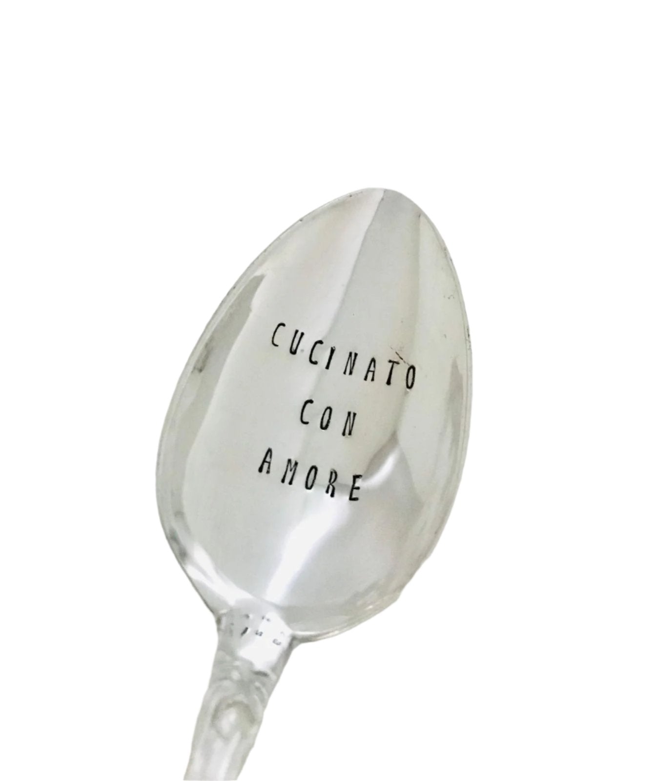 Vintage Silver Hand-stamped spoon