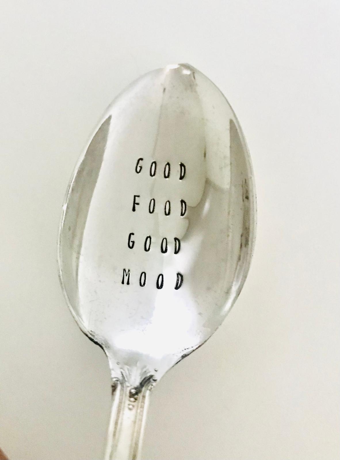 Vintage Silver Hand-stamped spoon