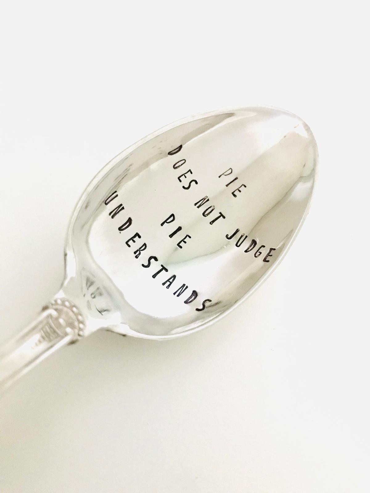 Vintage Silver Hand-stamped spoon