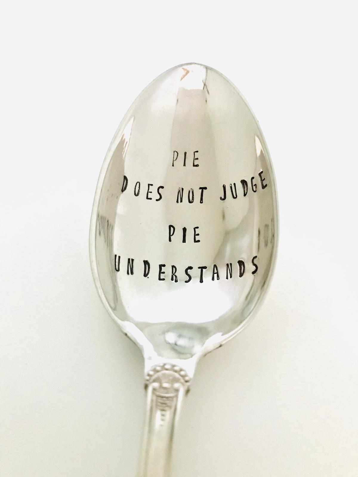 Vintage Silver Hand-stamped spoon