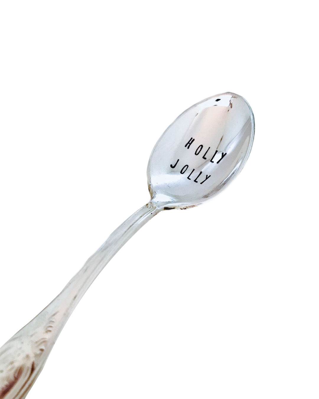 Speciale Natale - Cucchiaino da caffè vintage in argento stampato a mano