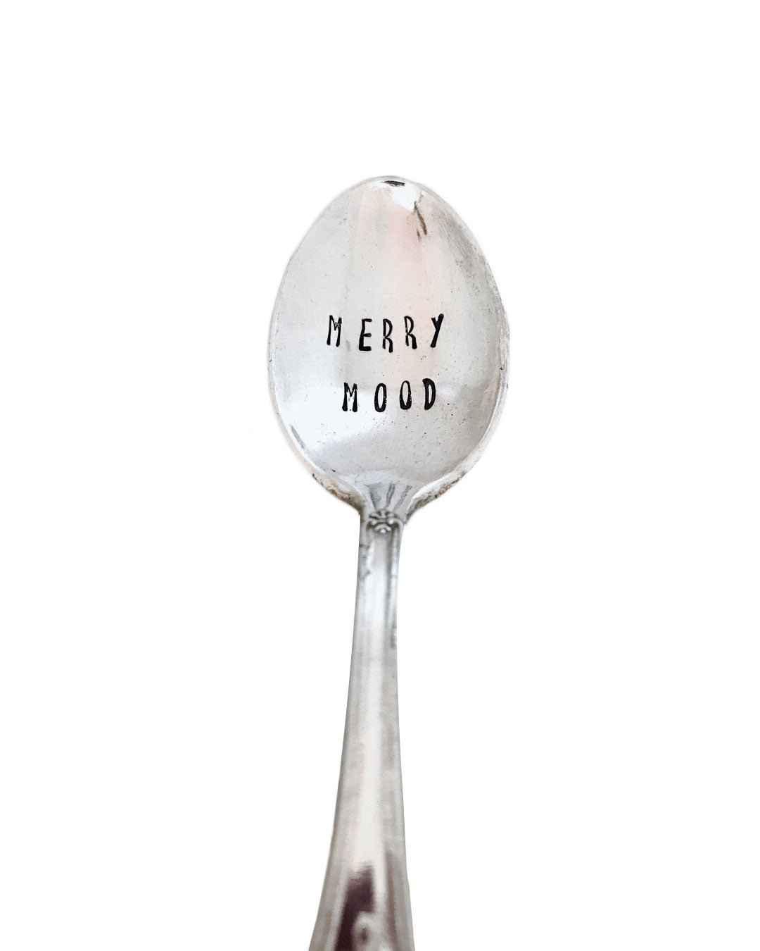 Speciale Natale - Cucchiaino da caffè vintage in argento stampato a mano