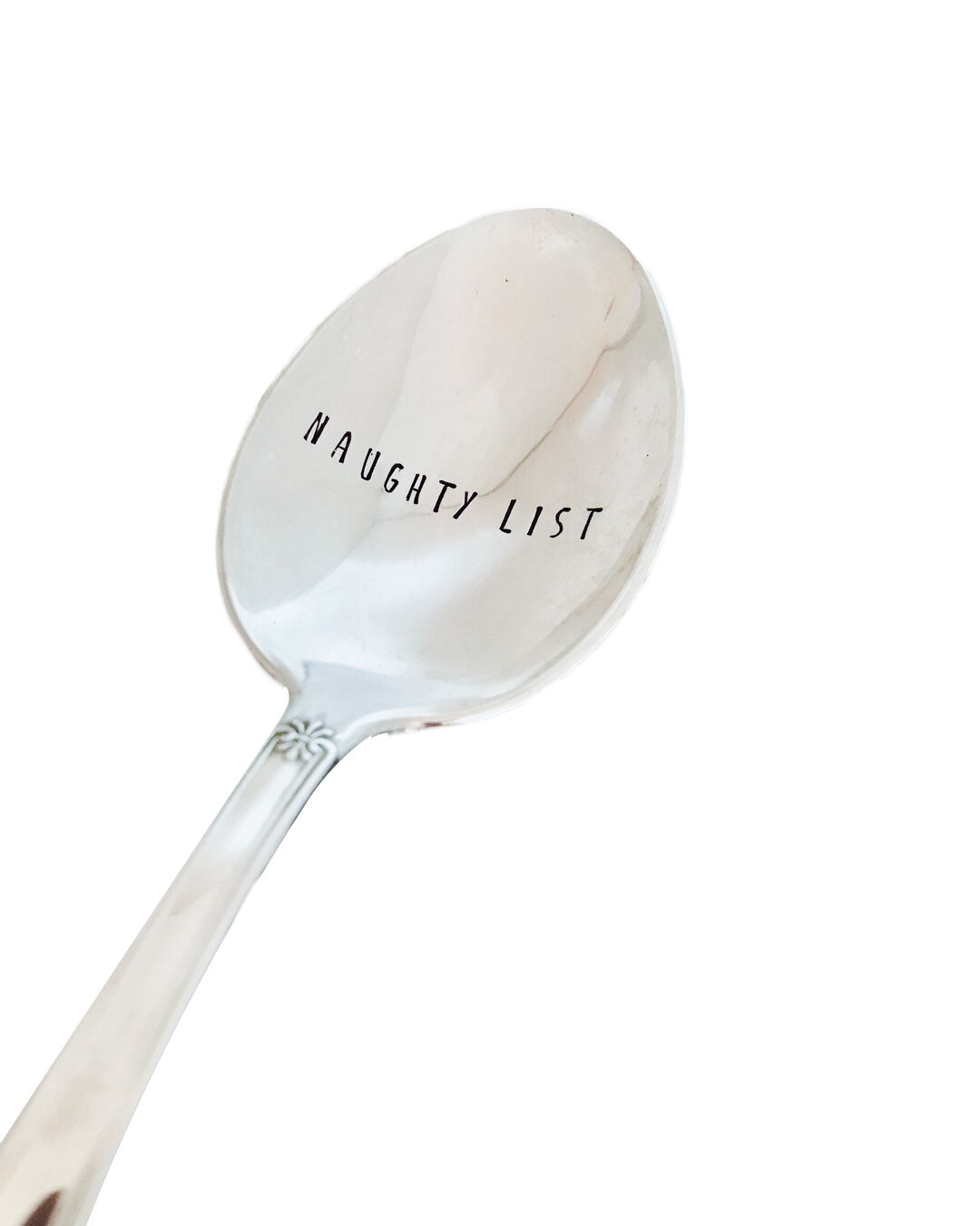 Speciale Natale - Cucchiaio d'argento vintage stampato a mano