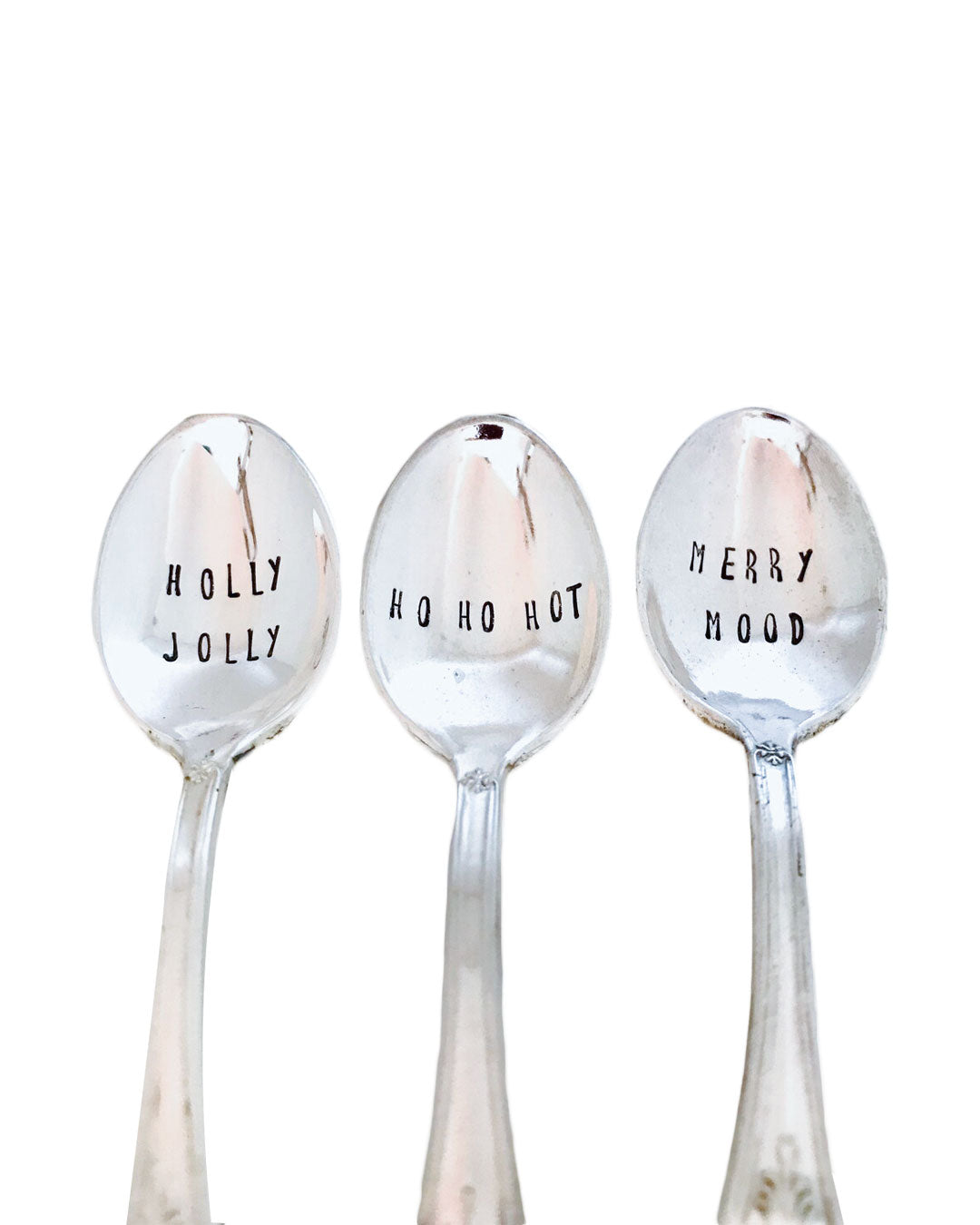 Speciale Natale - Cucchiaino da caffè vintage in argento stampato a mano