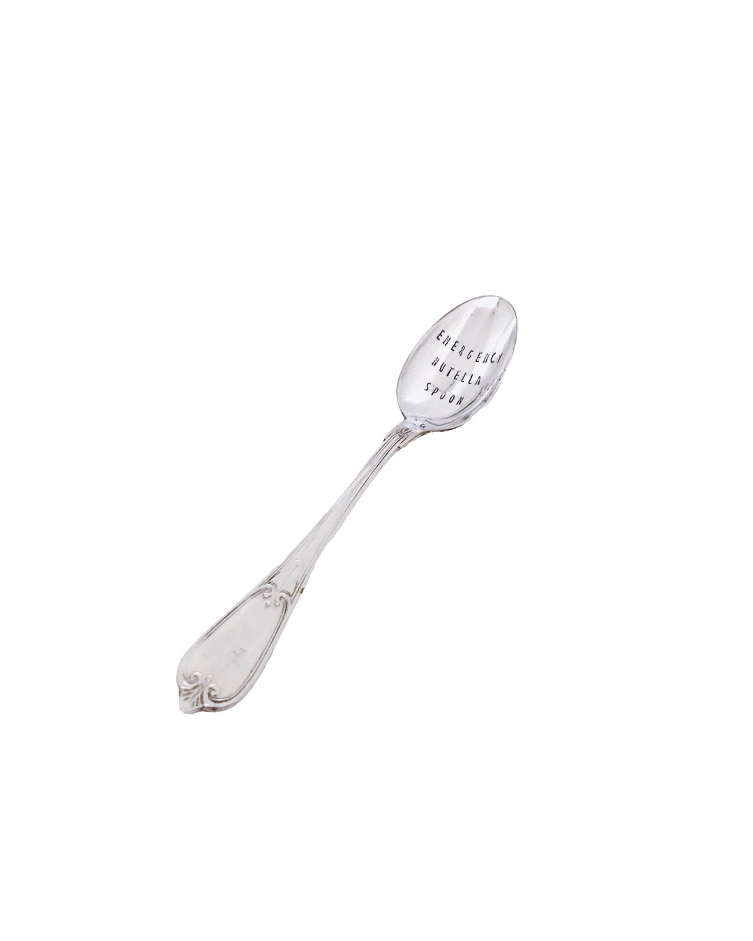 Hand stamped silver spoon - ophyeahspoon