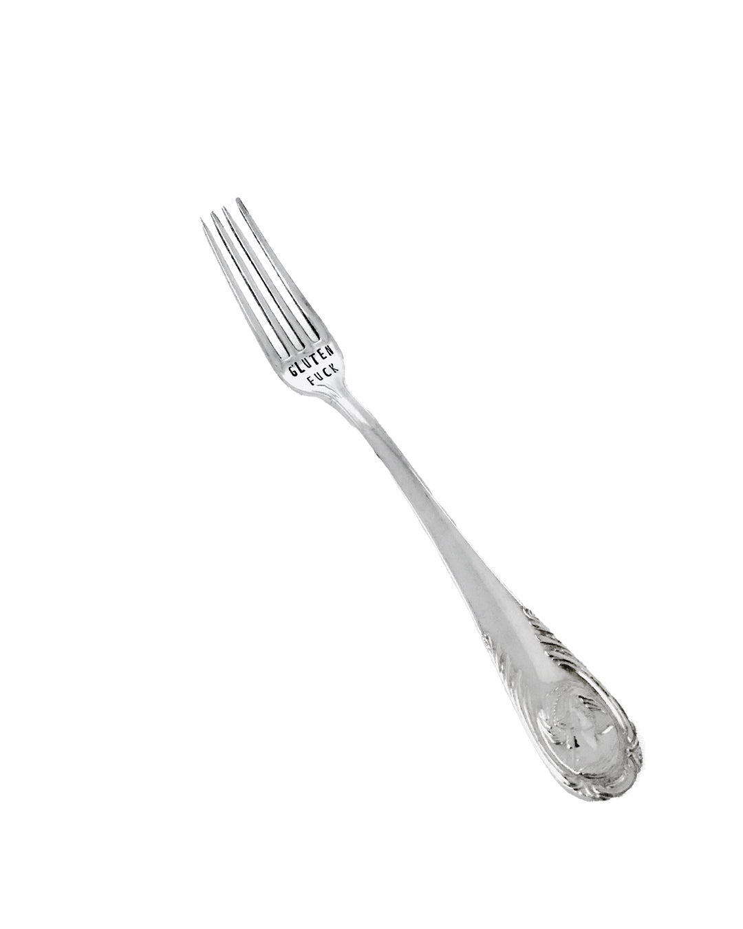 Vintage Silver Hand-stamped fork