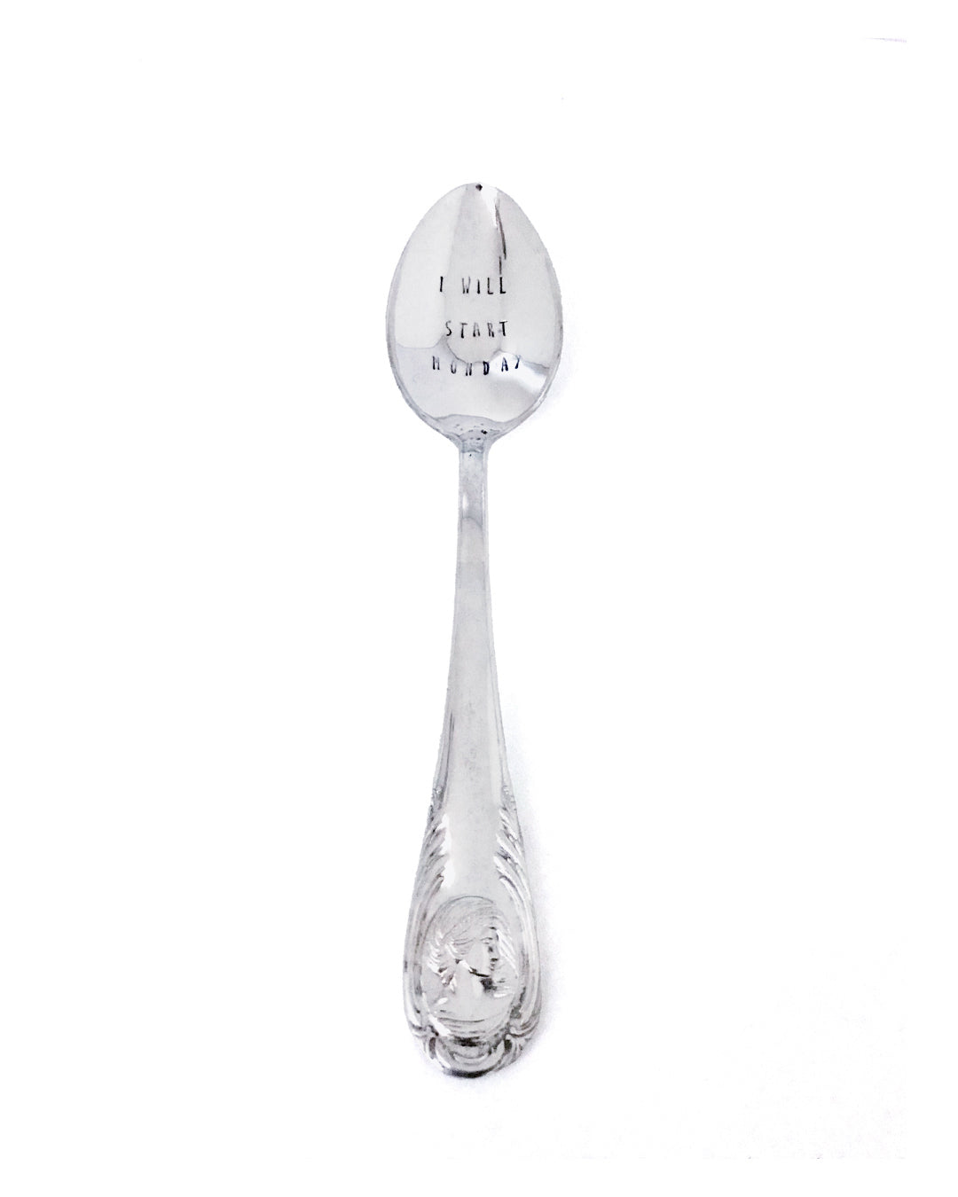 Vintage Silver Hand-stamped spoon