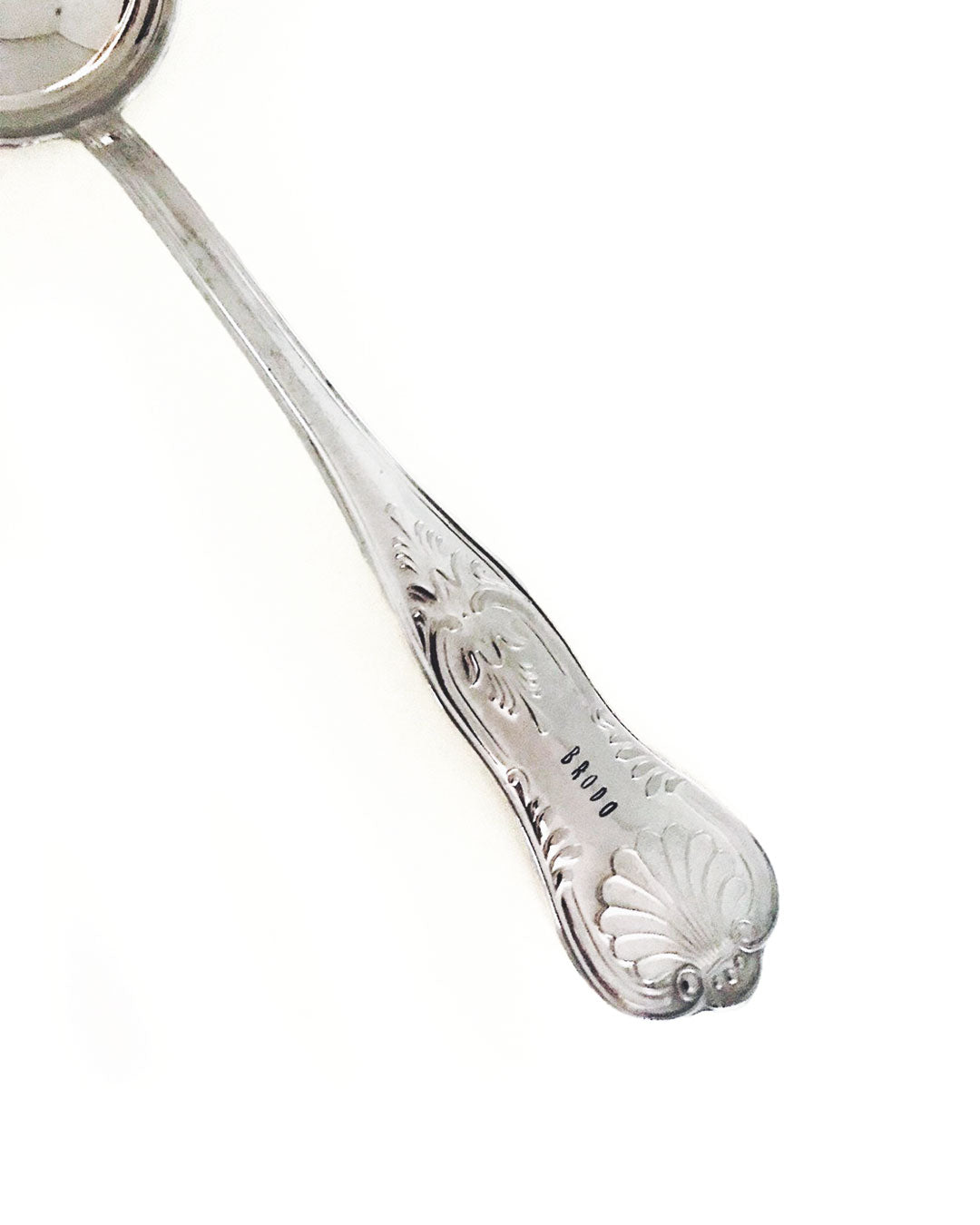 Personalizzato - Mestolo vintage in argento stampato a mano