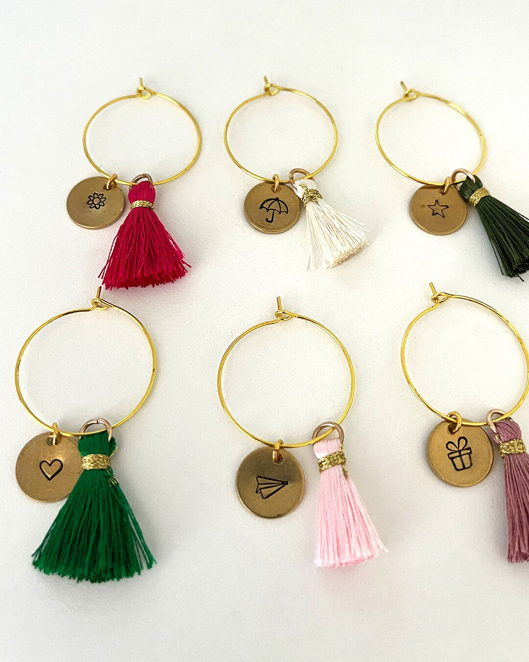 Oh Yeah Wine Charms Symbol MIX - Set of 6