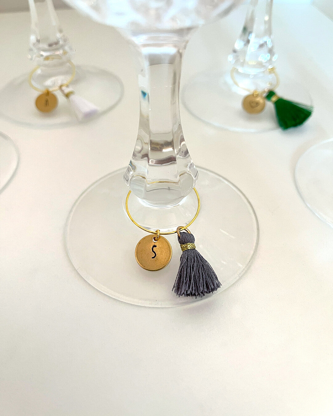 Custom Wine Charms MIX - Set of 6