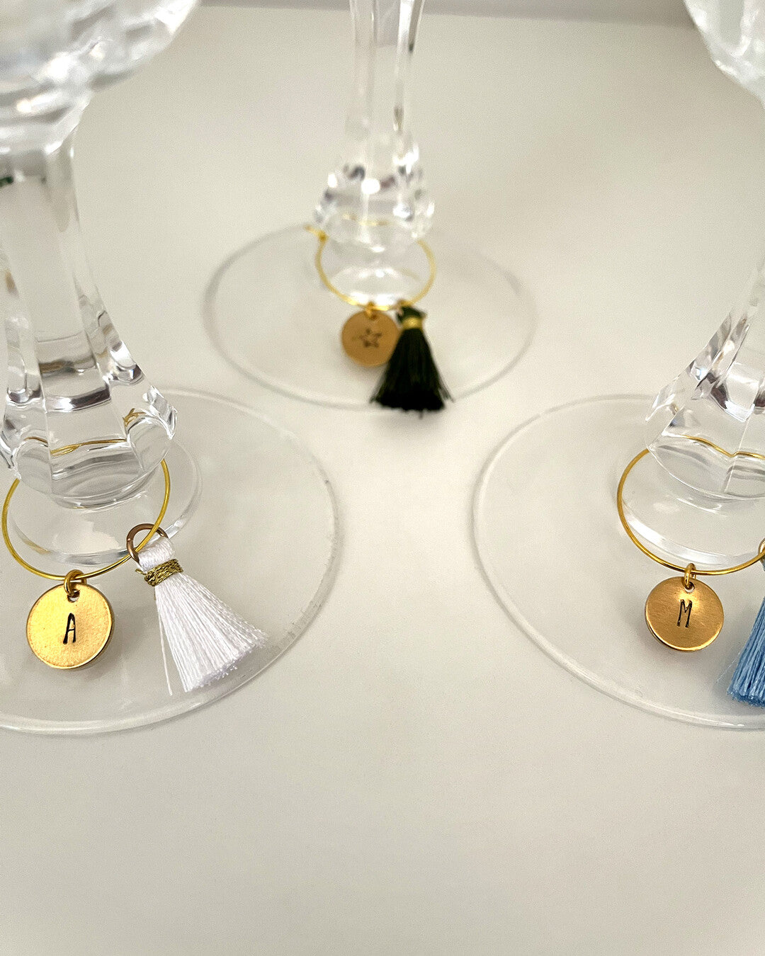 Custom Wine Charms MIX - Set of 6