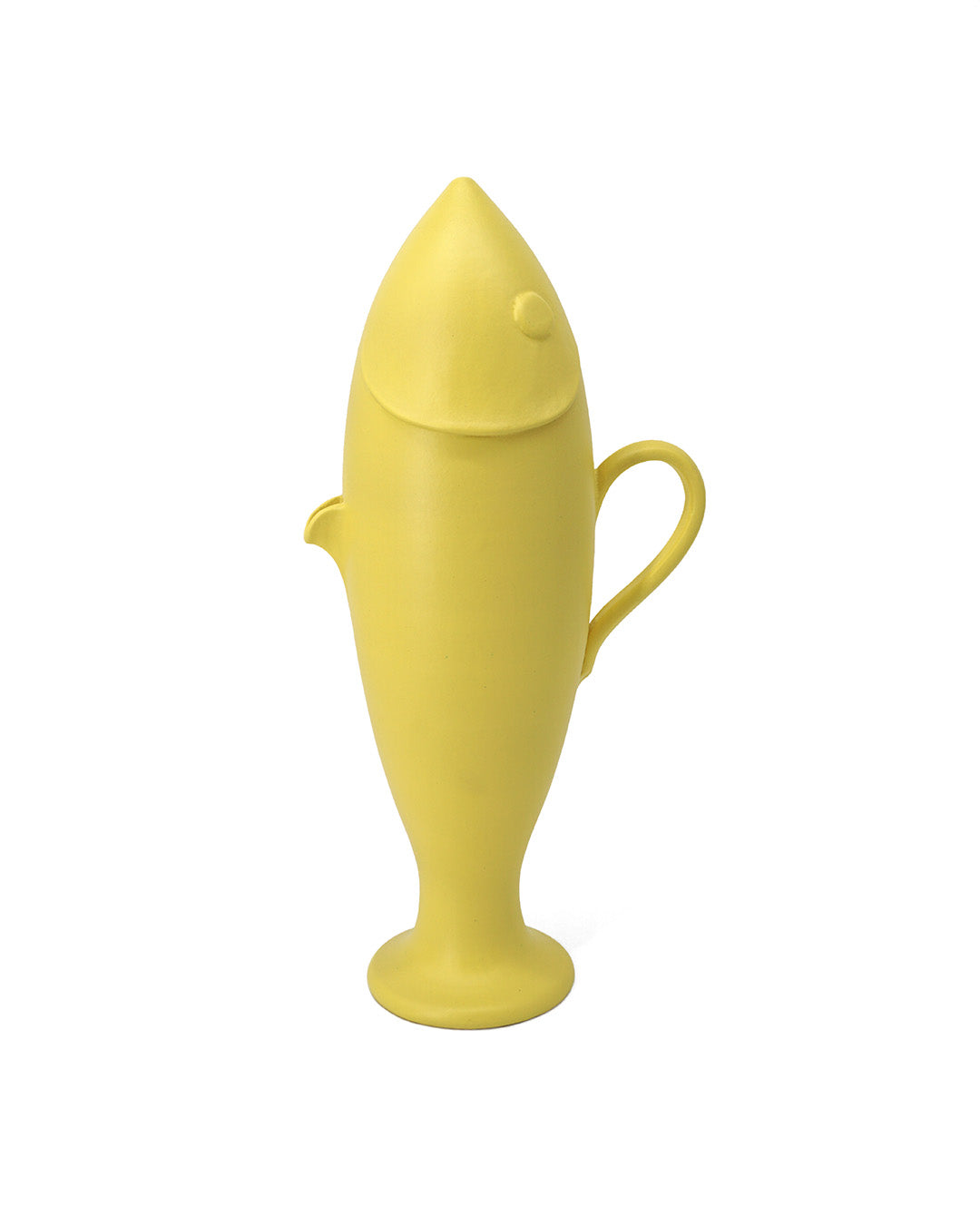 Fish shape Jug - Trabocco fish pitcher - Pantú Ceramics