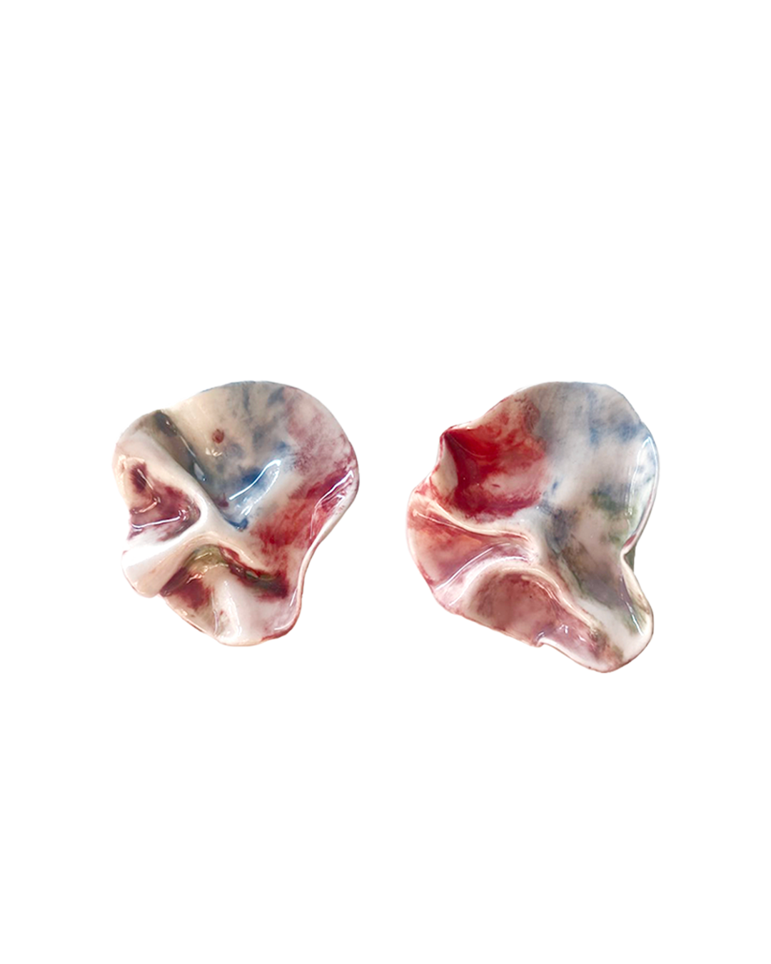 Boucles d'oreilles Raffaella en céramique