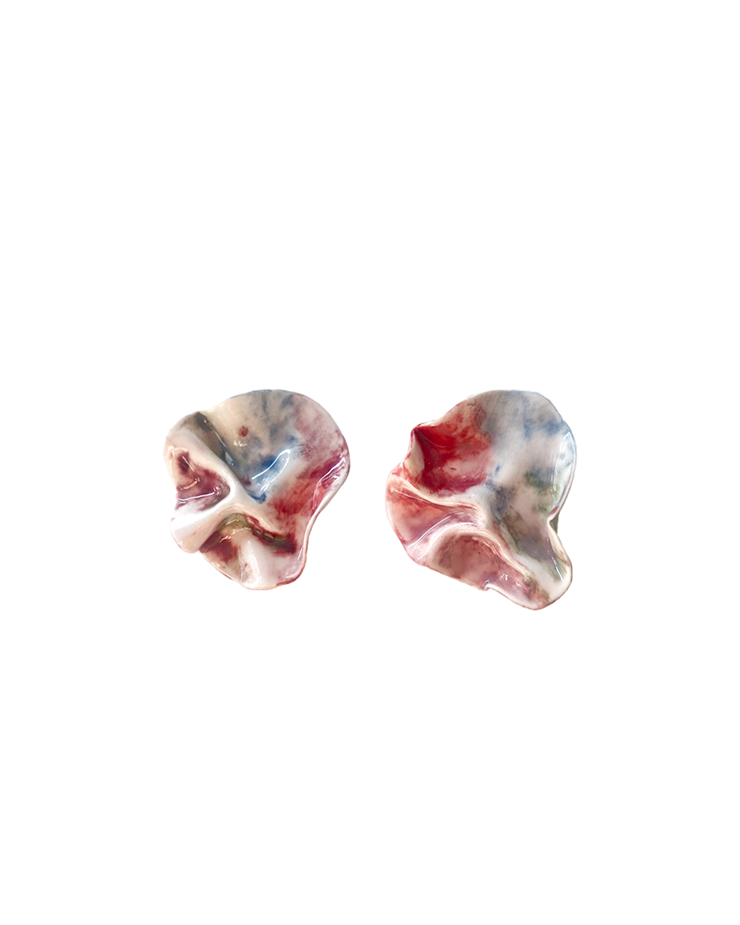 Boucles d'oreilles Raffaella en céramique
