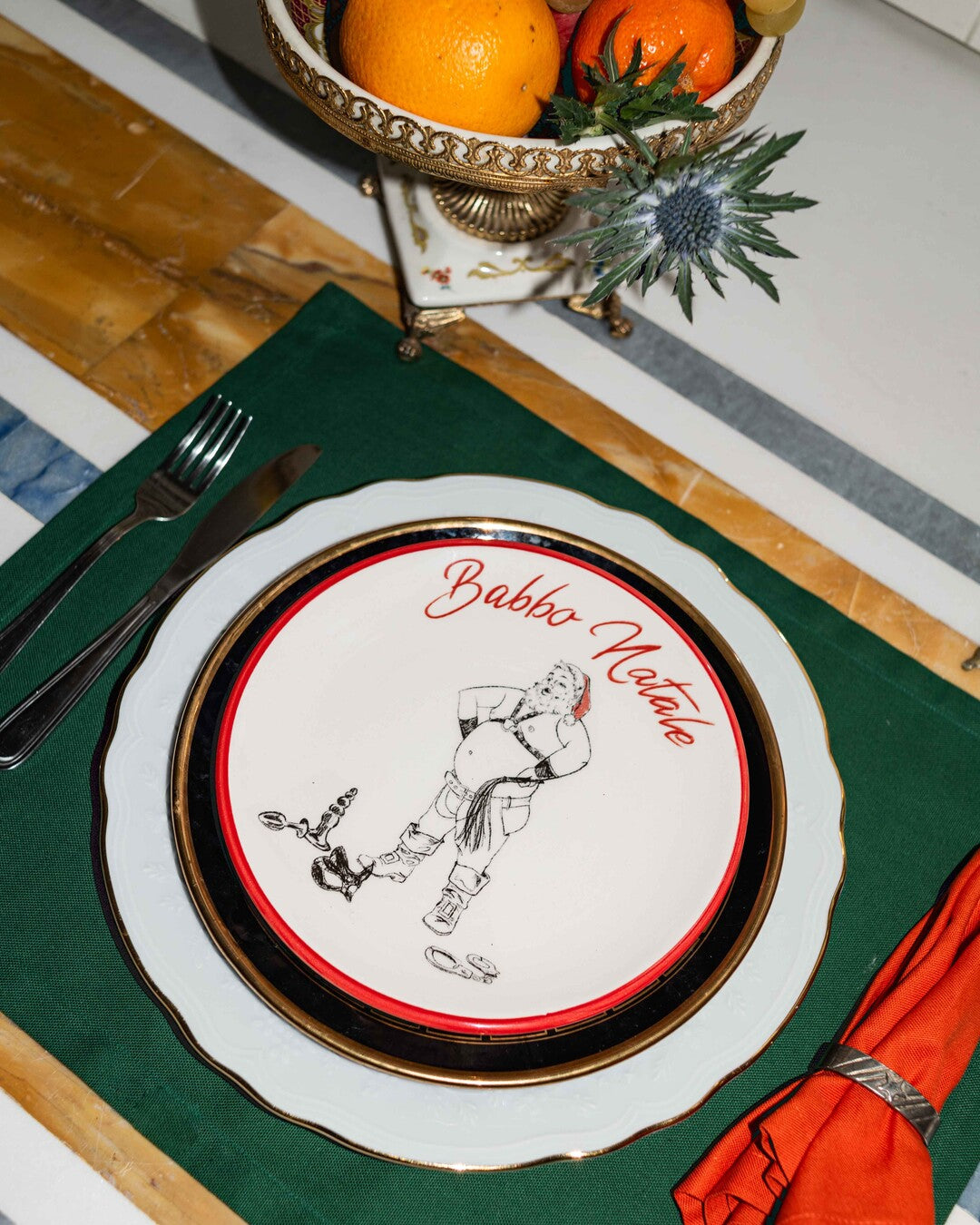 Babbo Natale plate