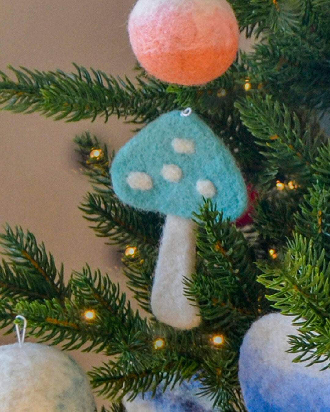 Mushroom ornament