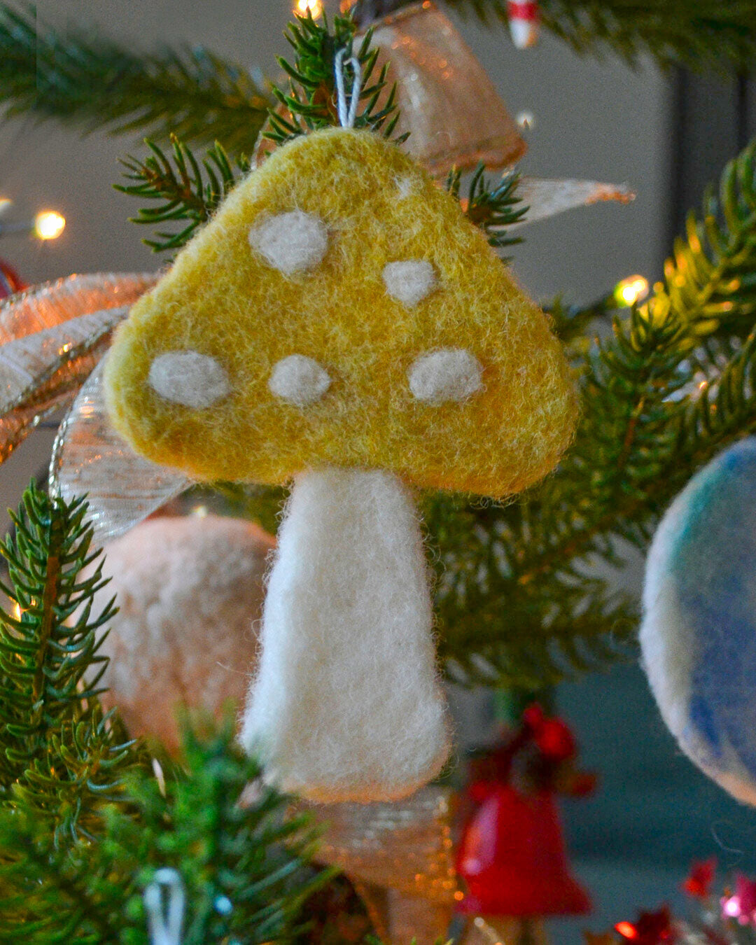 Mushroom ornament