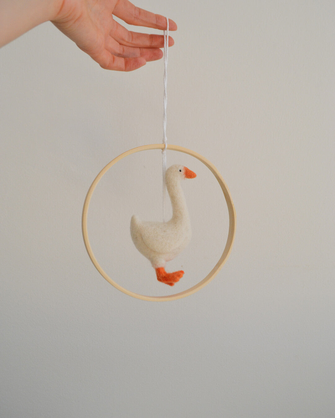 Ochetta needle-felted baby mobile