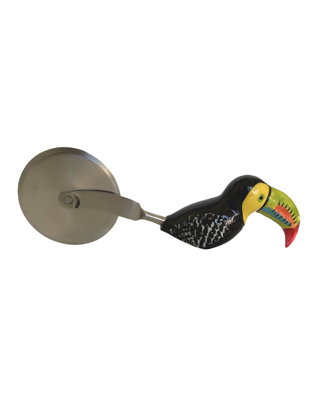 Toucan pizza cutter