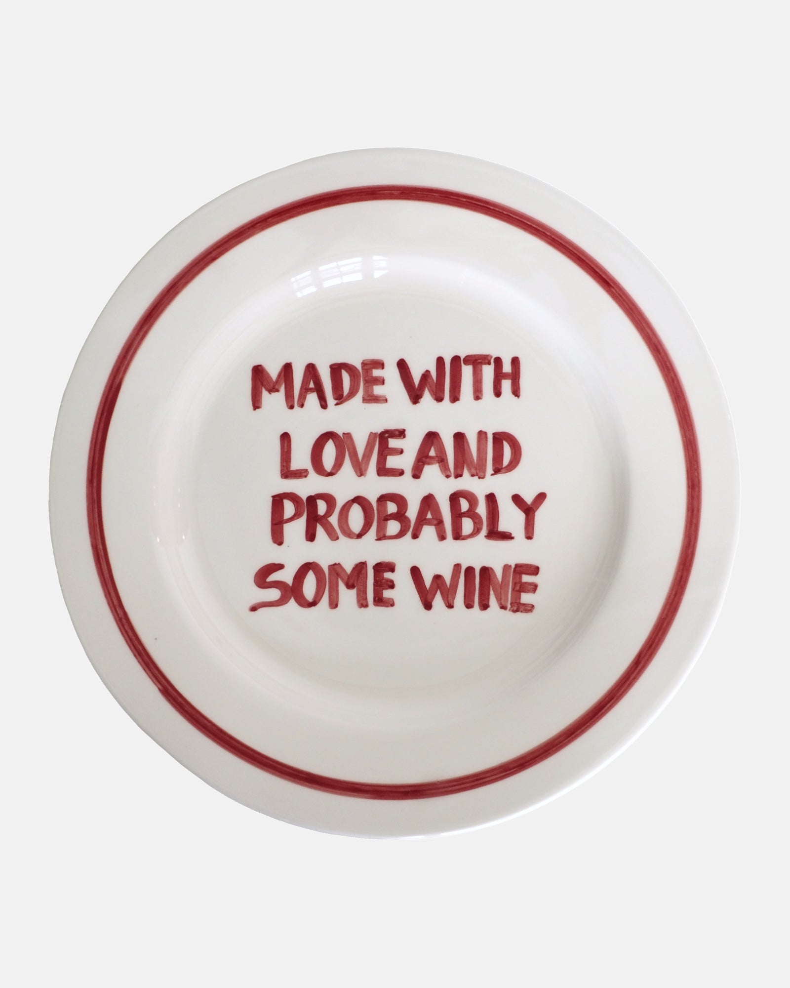 Dinner with an Attitude - Set of 4 Dinnner Plate