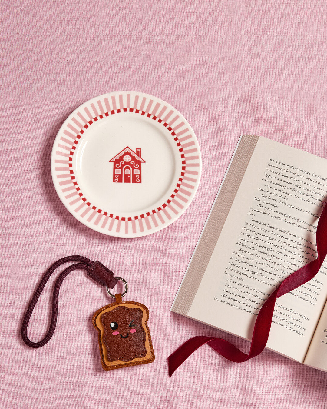 "Little Pink House" dessert plate - TA-DAAN x Poke House capsule collection