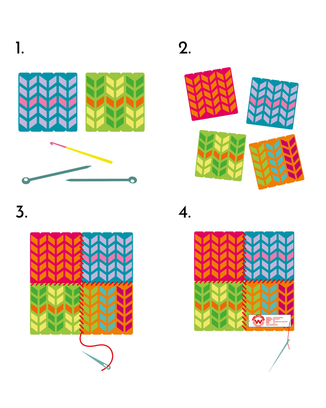 Viva Vittoria Mystery Blanket - say your NO to violence against women