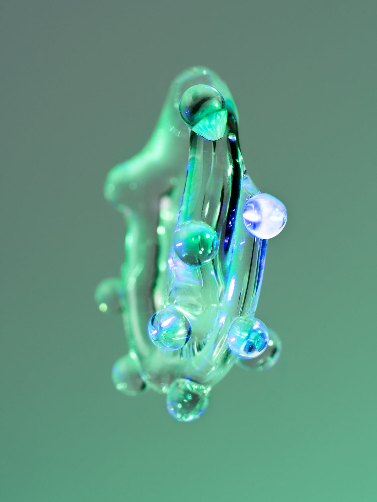 Cry Clear Murano glass ring
