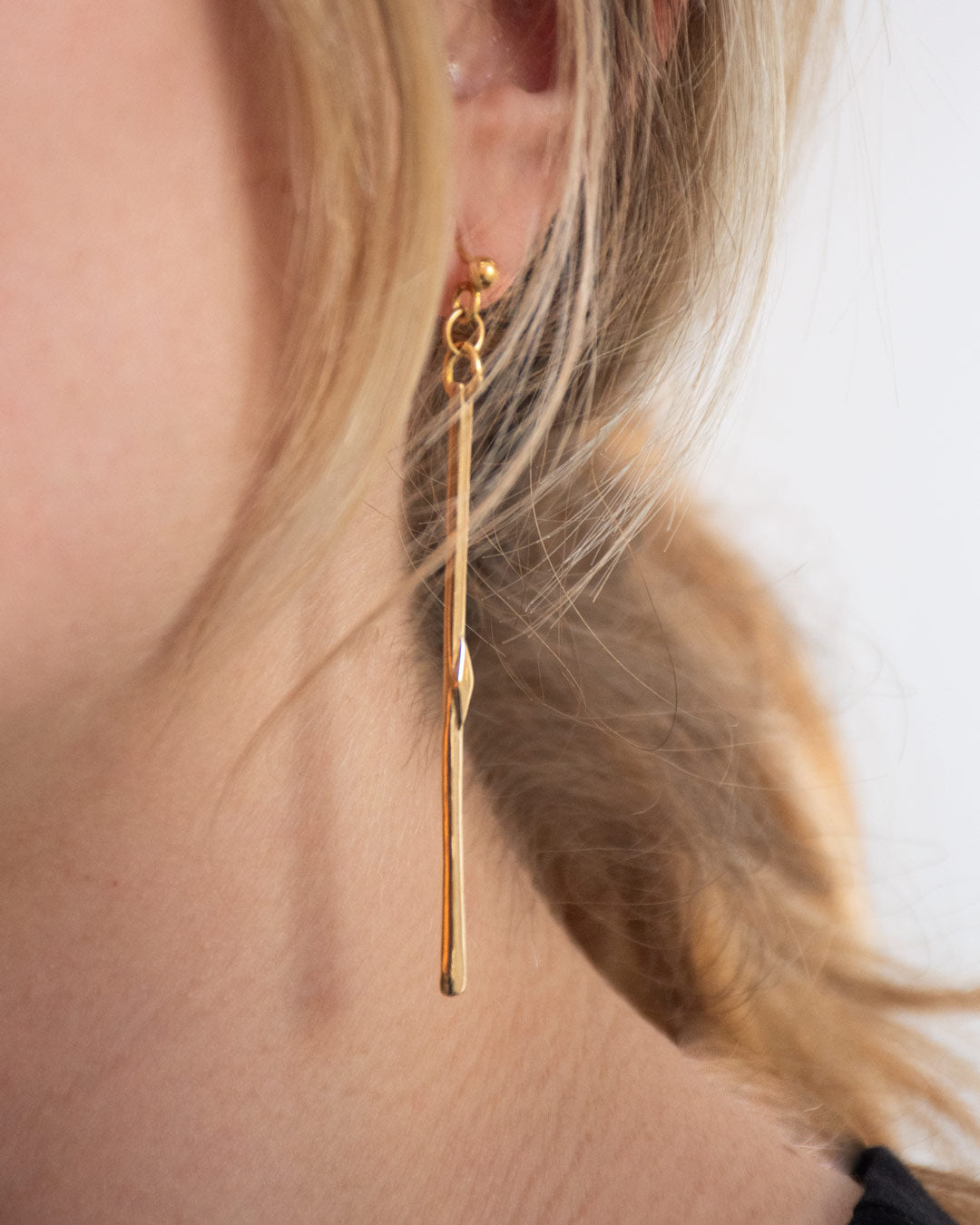 Stilo Earrings Ramispera Brass handmade handcrafted earrings