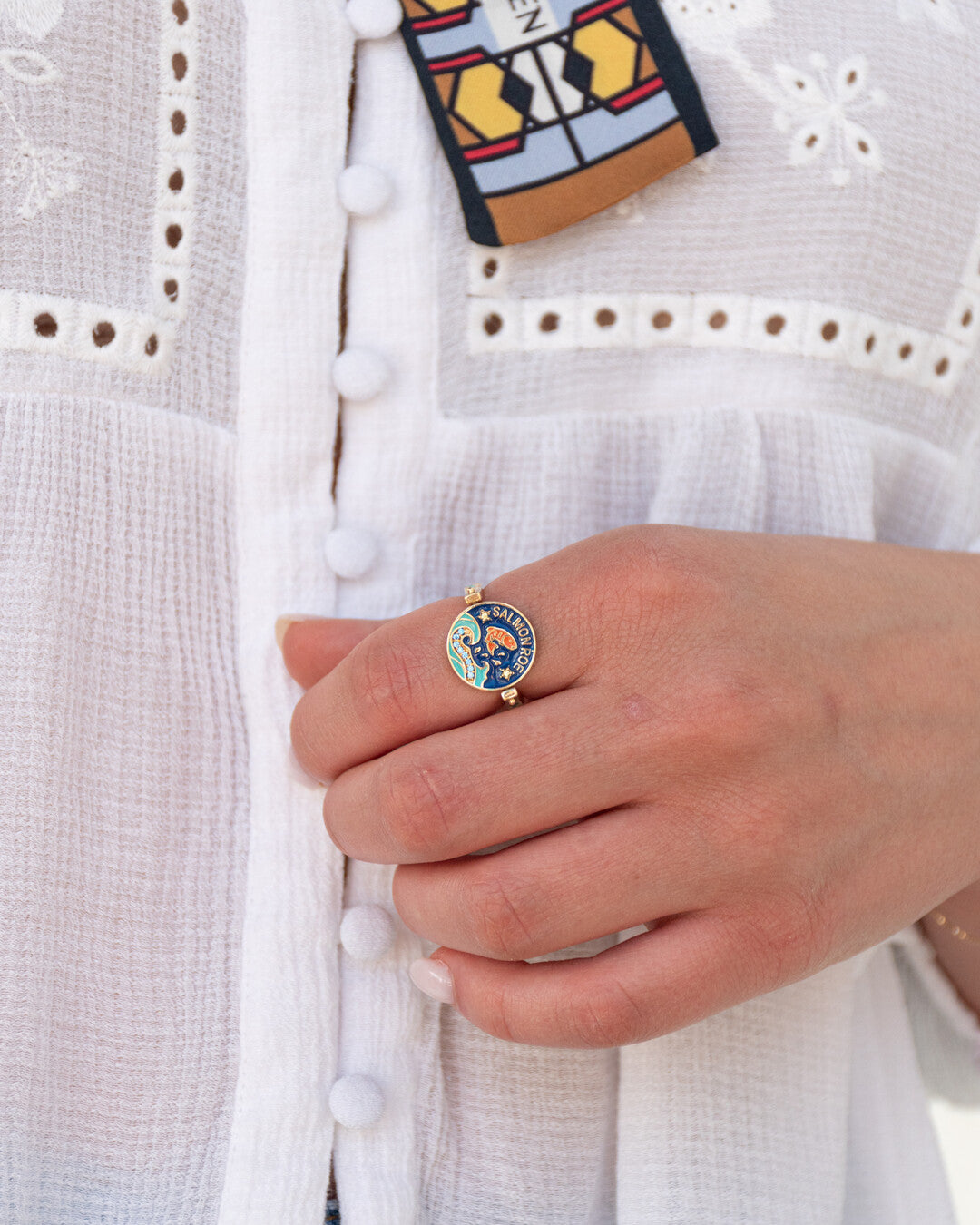 Salmon Roe Box ring