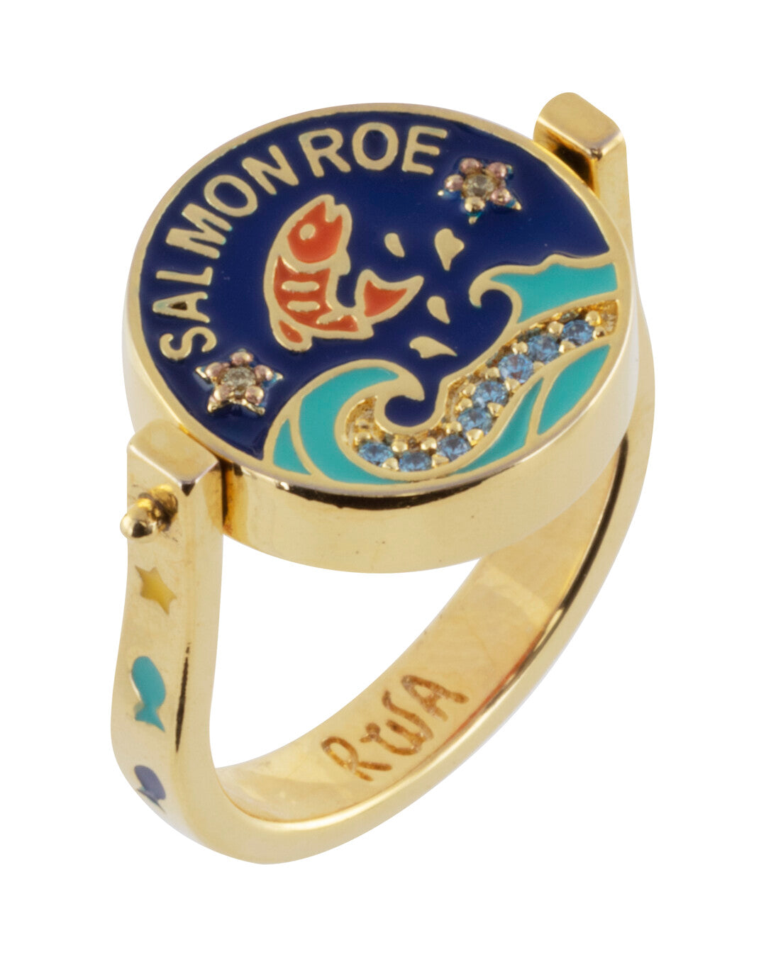 Salmon Roe Box ring
