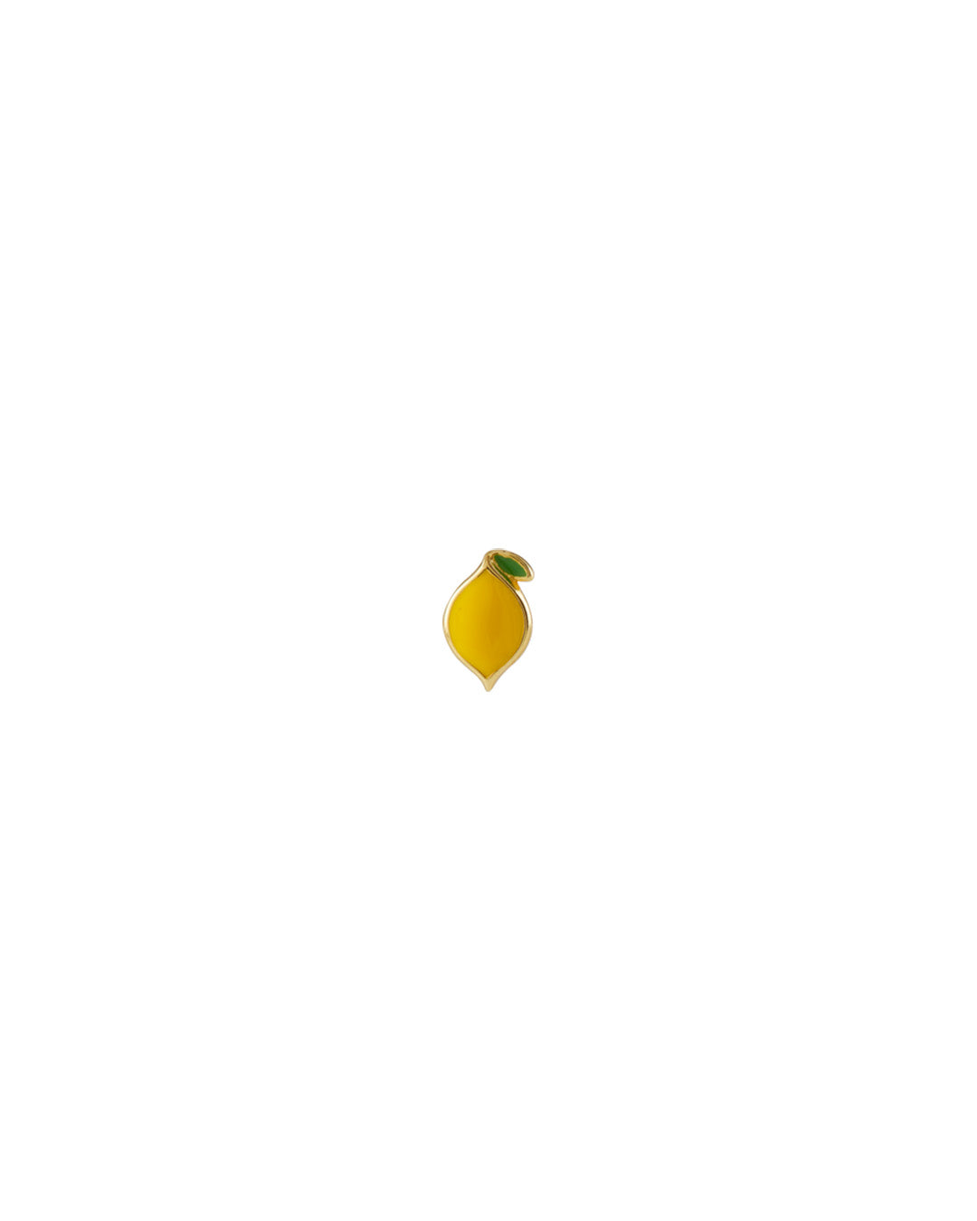 Mini boucle d'oreille à tige citron