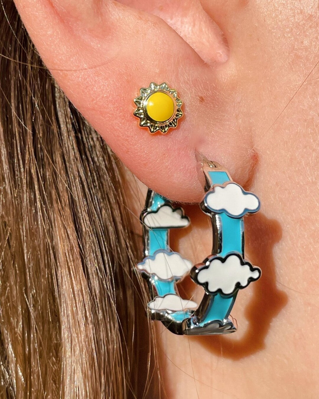 Mini Sun Earring