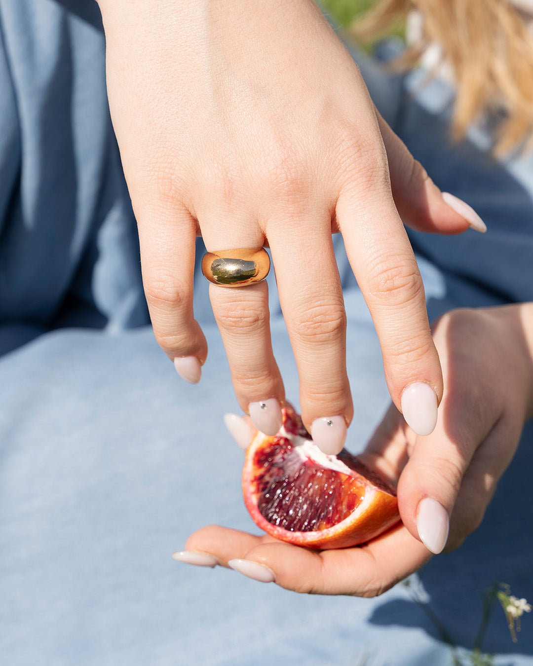 Brass handmade handcrafted ring