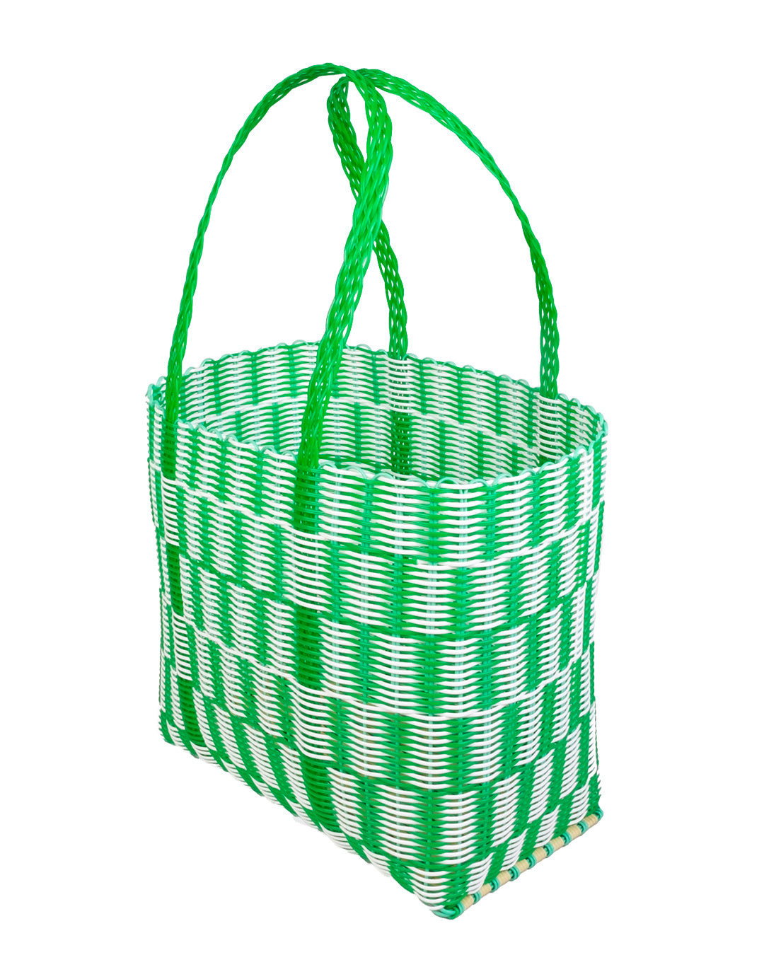 Large Handwoven Basket Bag - Rayas Collective