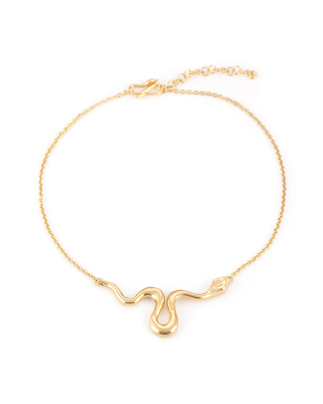 Ribbon - Snake handmade necklace
