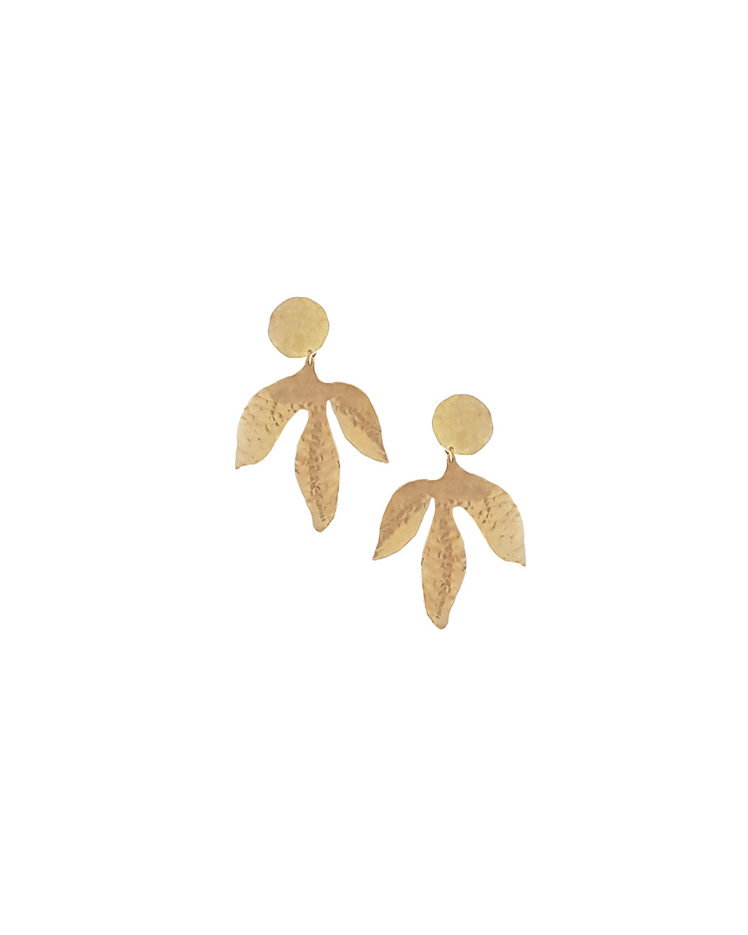 Handmade earrings -golden leaves- Sabrina Formica