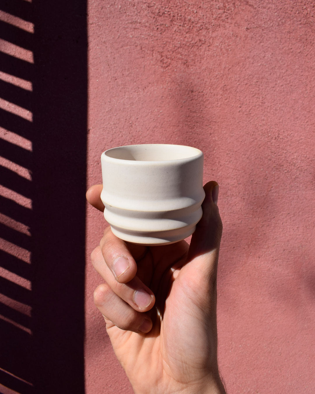 Cloud Mist Grip espresso cups pottery Samuele Perraro