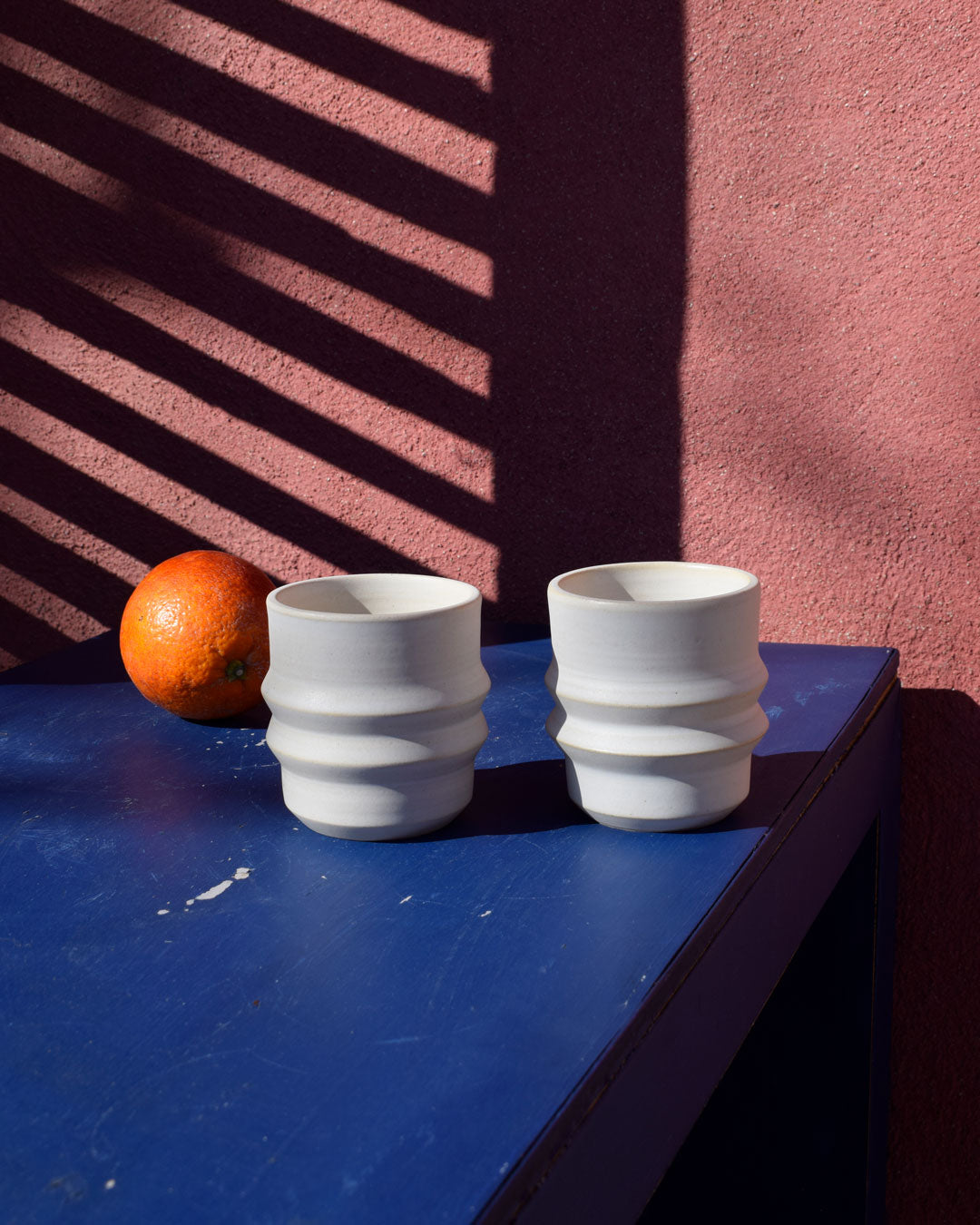 Cloud Mist Grip tea cups pottery Samuele Perraro