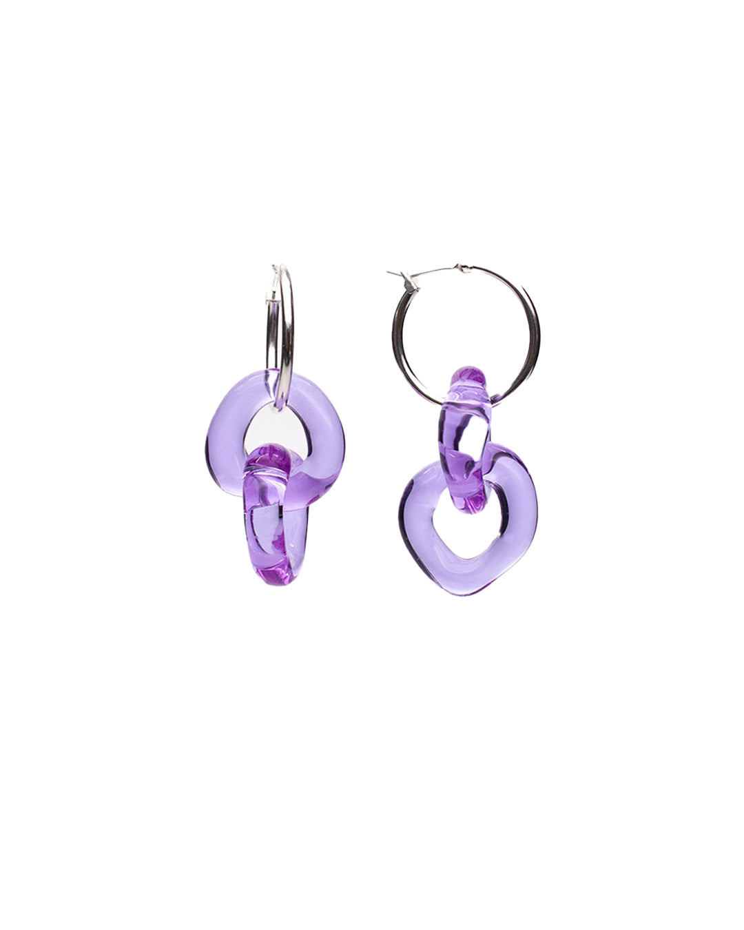 Handmade glass earrings - SiO2 Glass Jewelry