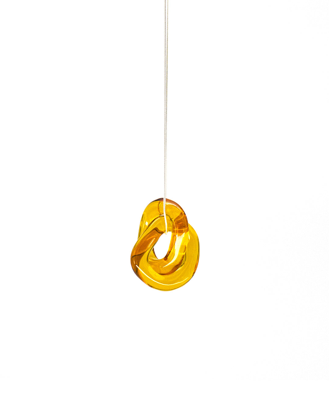Handmade glass necklace - SiO2 Glass Jewelry