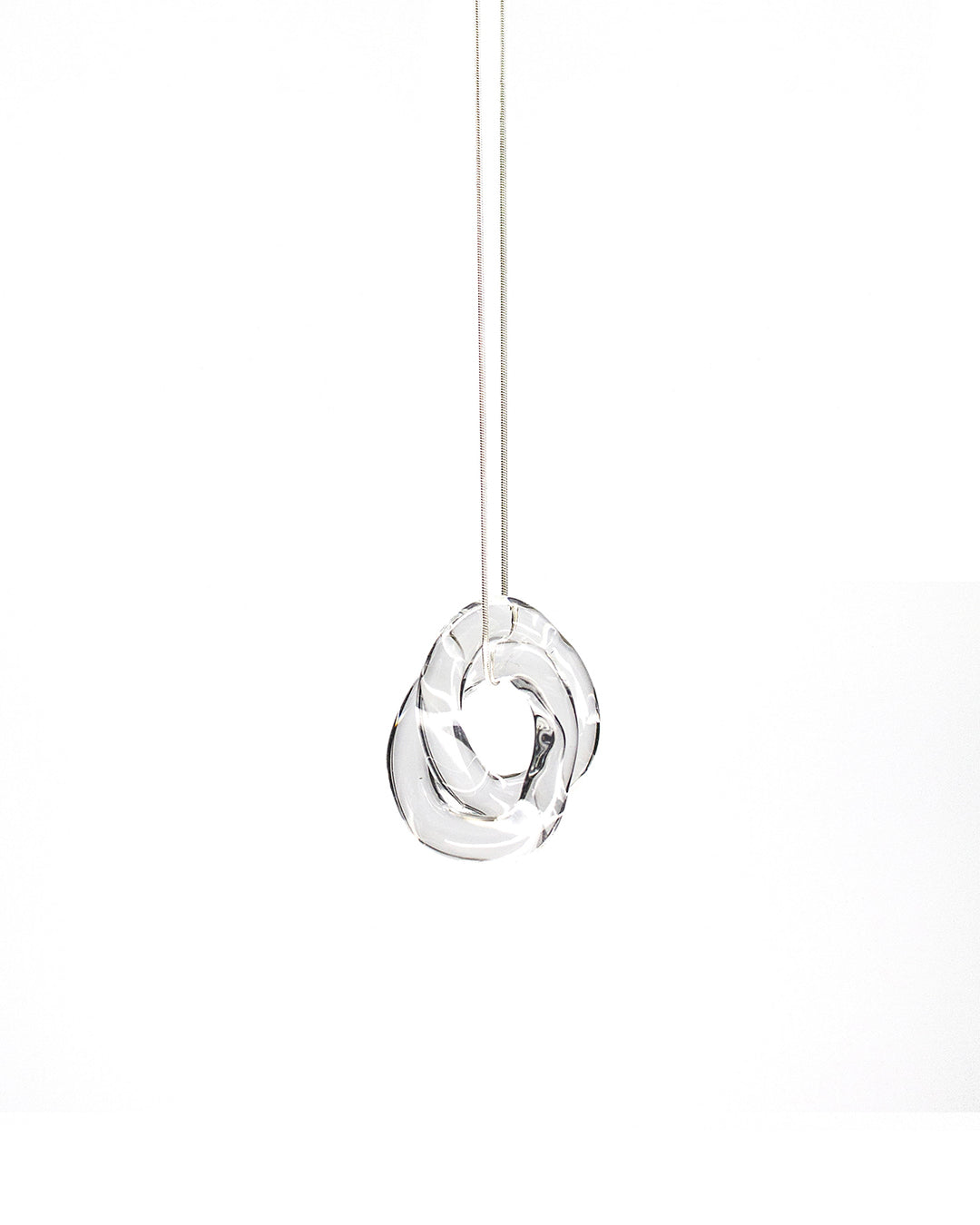 Handmade glass necklace - SiO2 Glass Jewelry