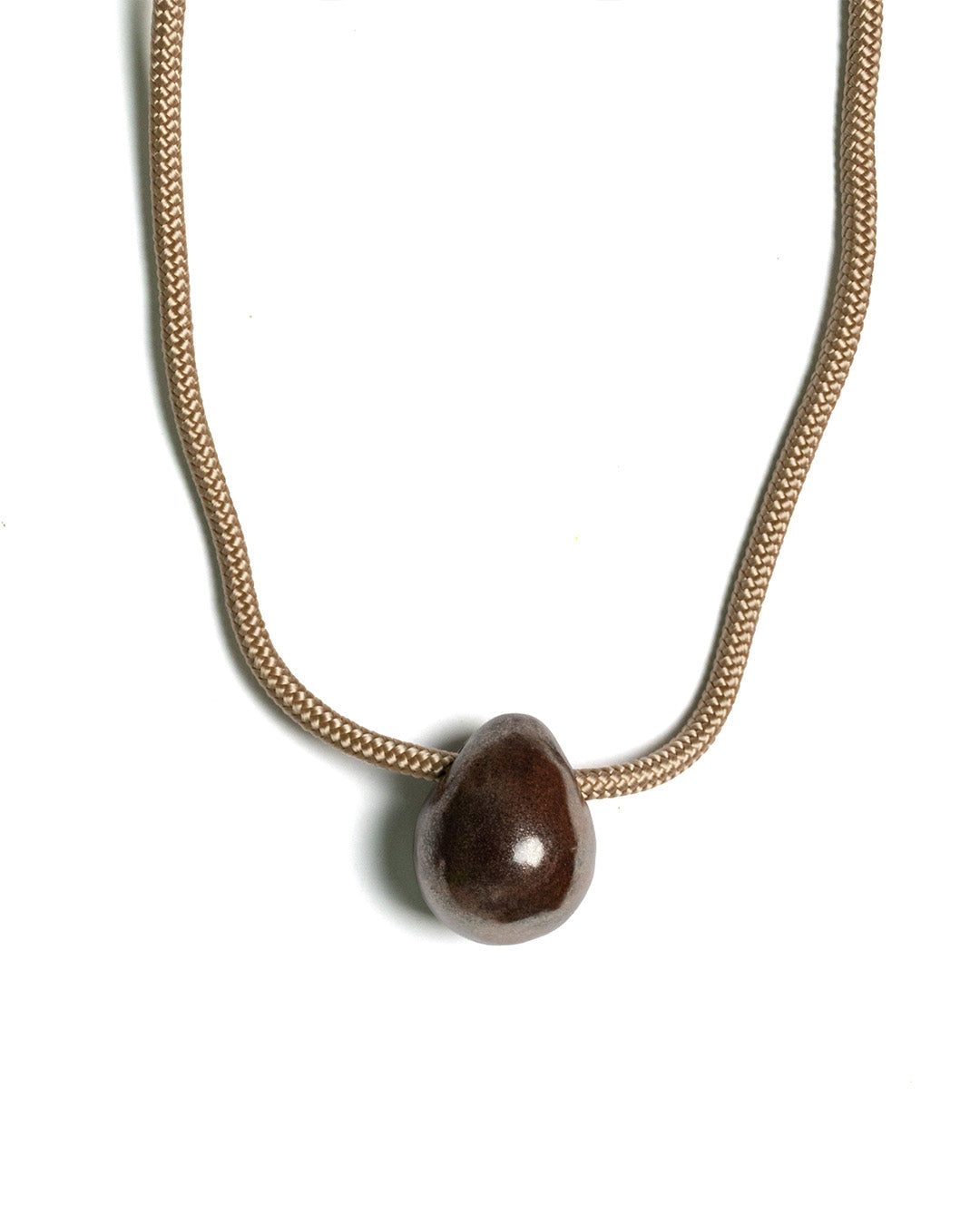 Ceramic Statement Necklace – Exotic Egg Talisman