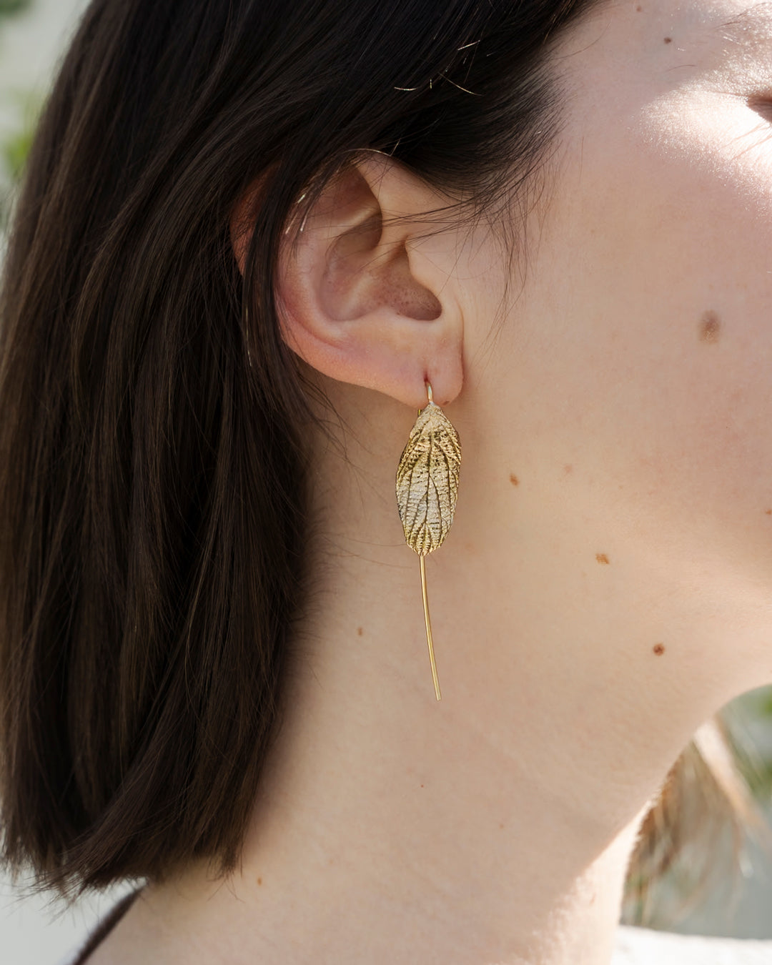 Bush leaf earrings