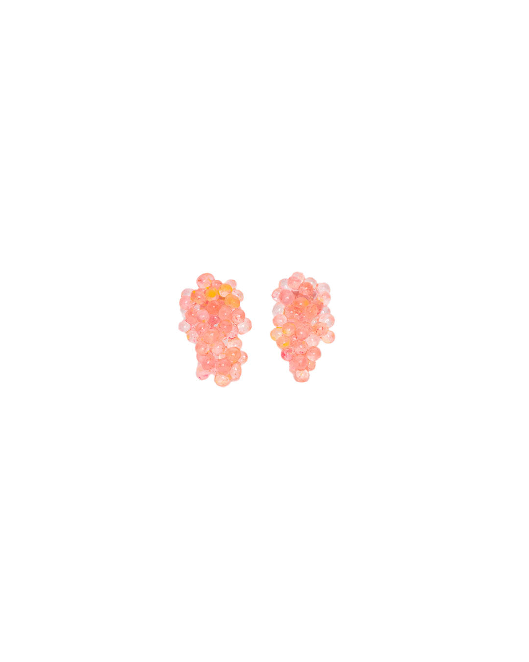 Coral pearls - Midi earrings