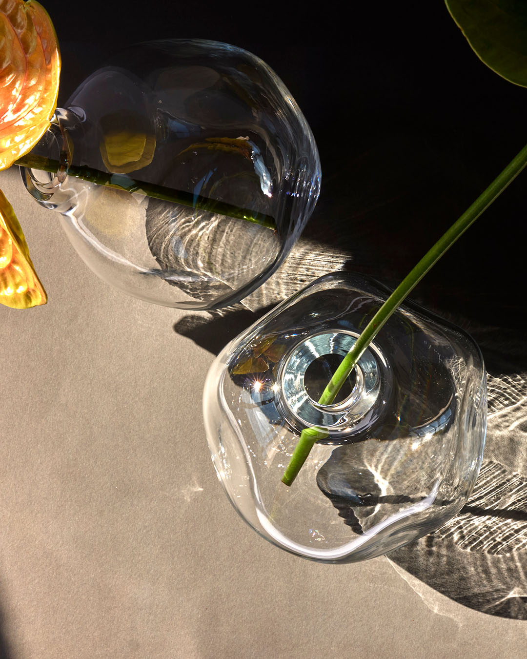 Vase en verre cristal clair NUVOLA