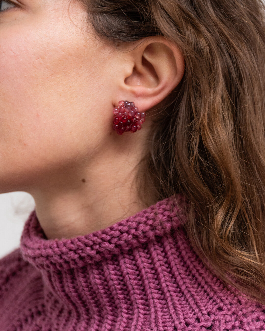 Red crush - Midi earrings