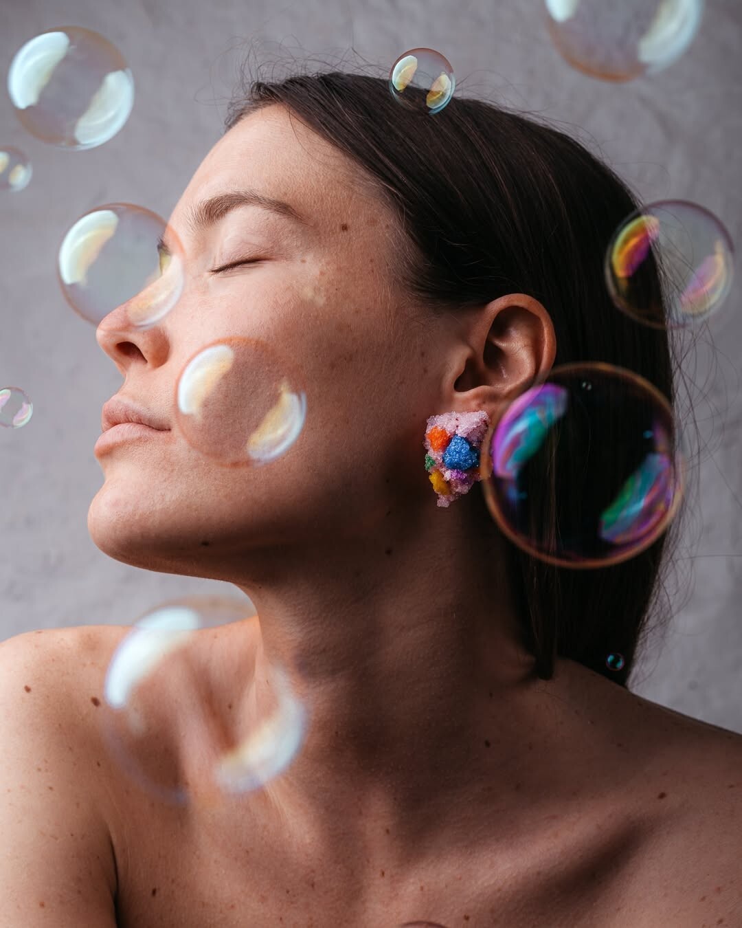 Sugar Earrings - Pink Confetti