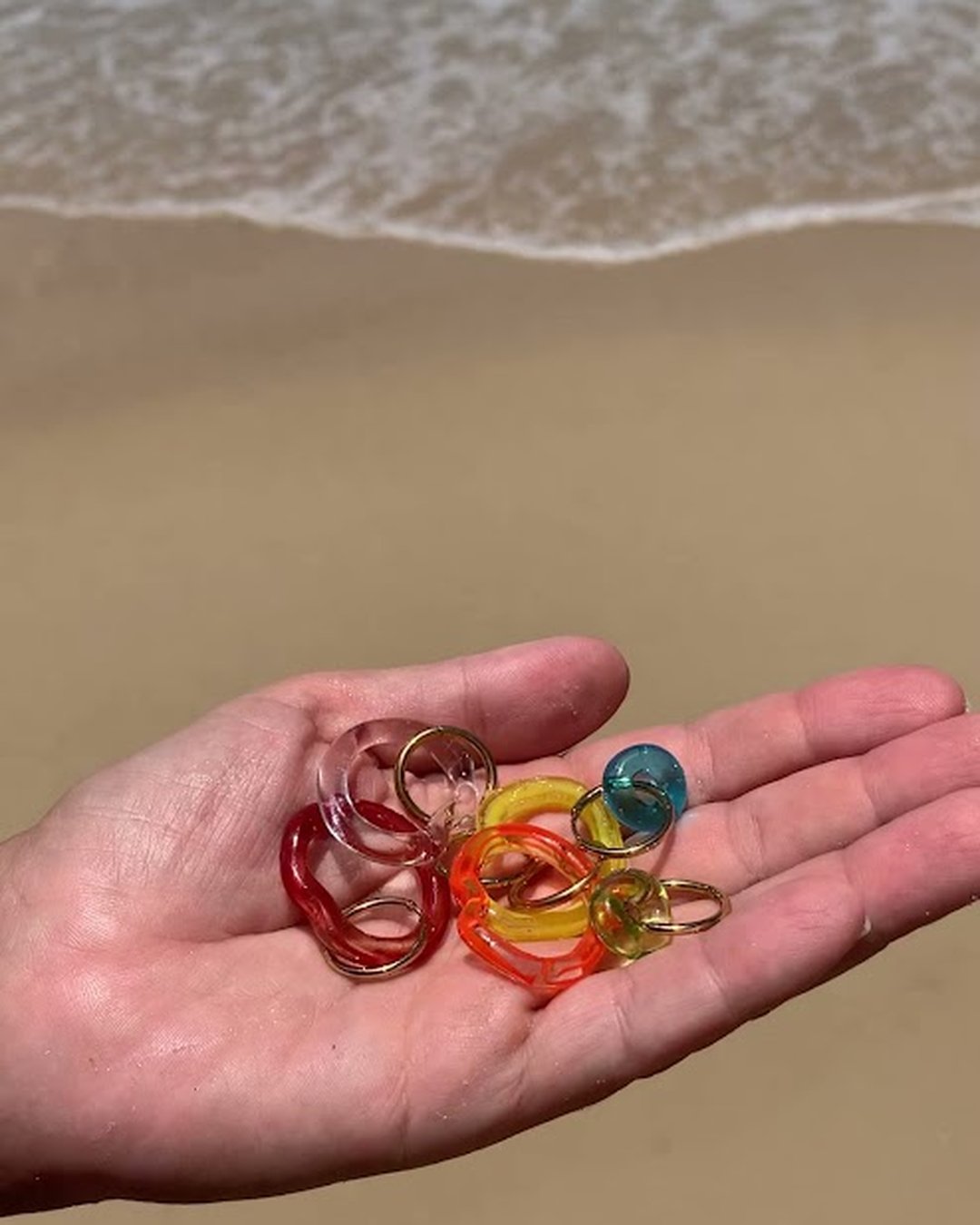 Handmade recycled glass earrings - Suplais