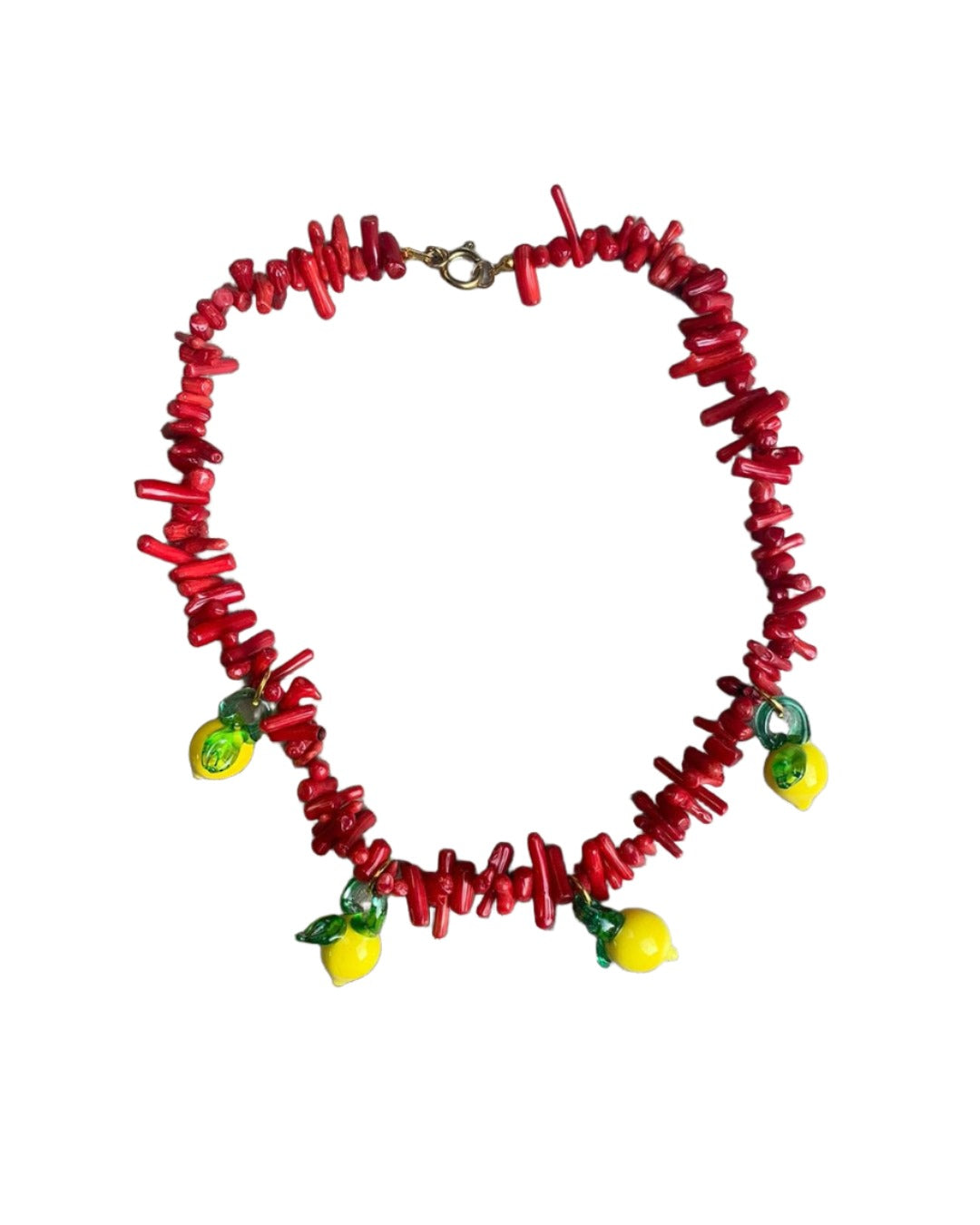 Handmade recycled glass necklace - Suplais