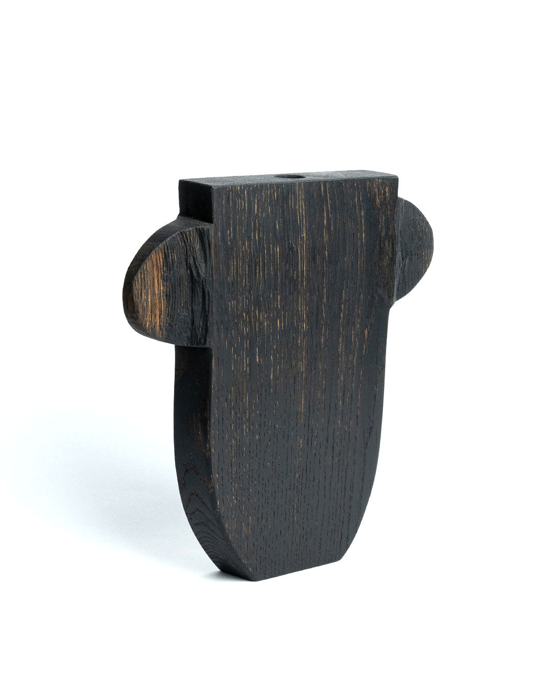 Ear Textured Wood Vase